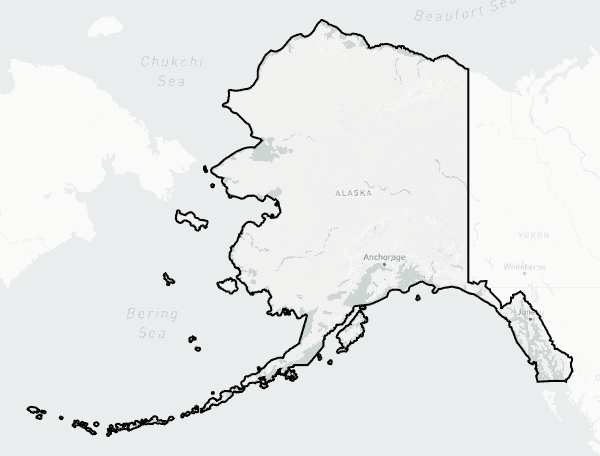 Alaska region map